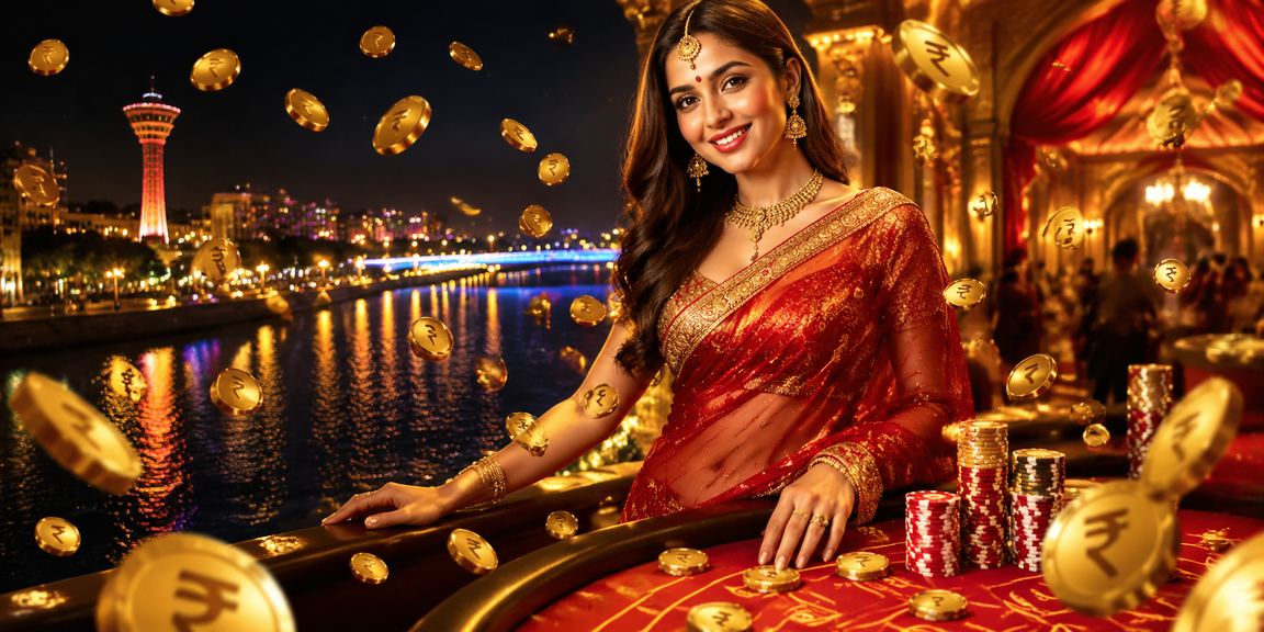 Digital Teen Patti game table showing cards and chips